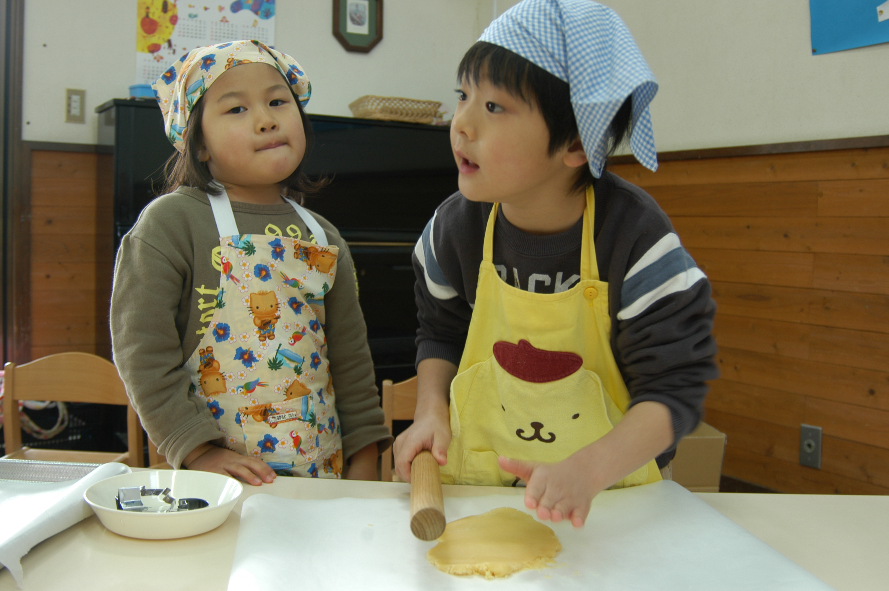 山手幼稚園クッキー作り